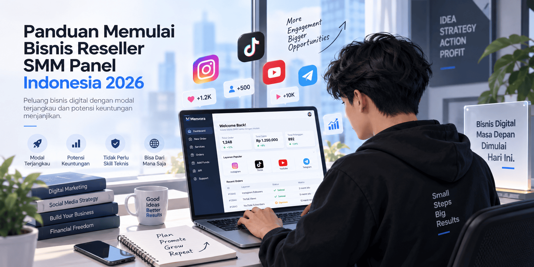 Panduan Memulai Bisnis Reseller SMM Panel Indonesia 2026